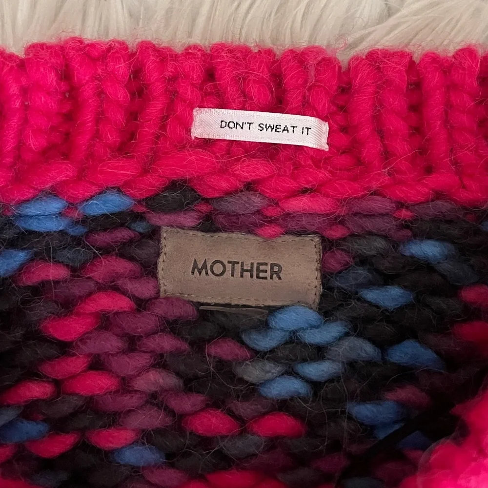 {MOTHER} The Bell Sleeve Jumper Sweater Alpaca and Wool Blend in Chunk of Chain - Picture 10 of 16